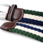 Tri Braided Belt Blue - Image 2