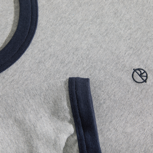 Ringer Tee Heather Grey - Image 3