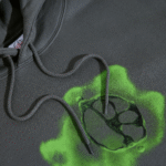 Dave Hoodie Metal Logo Graphite - Image 2