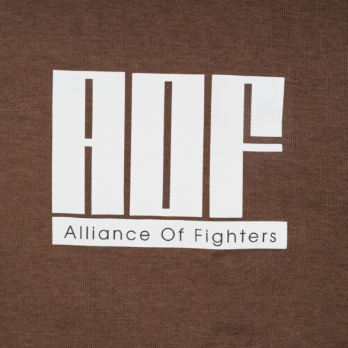 Alliance Zip Hoody Brown - Image 3