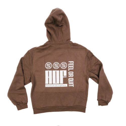 Alliance Zip Hoody Brown - Image 4