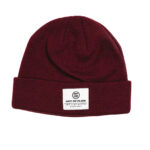 Heavy Knit Beanie Burgundy