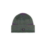 George Beanie Purple Green