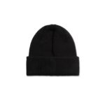 Double Fold Merino Beanie Black - Image 2