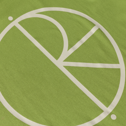 Contrast Tee Stroke Logo Peridot - Image 4