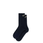 Large Rib Socks College Dark Navy