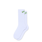 Large Rib Socks College White