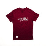 Round Neck Tee Burgundy