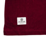 Round Neck Tee Burgundy - Image 4