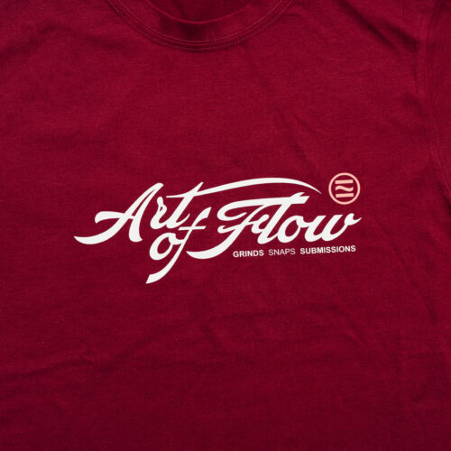 Round Neck Tee Burgundy - Image 3