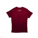 Round Neck Tee Burgundy - Image 2