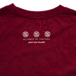 Round Neck Tee Burgundy - Image 5