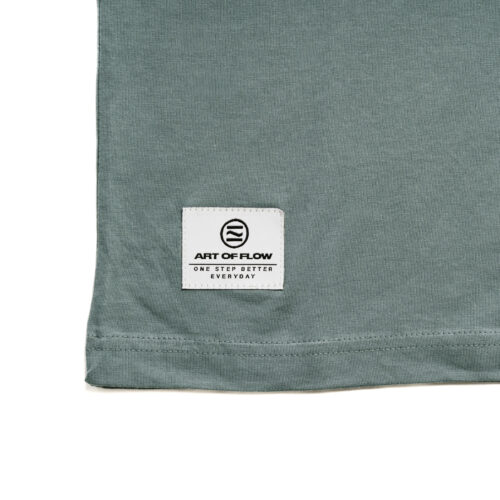 Round Neck Tee Dustyblue - Image 4