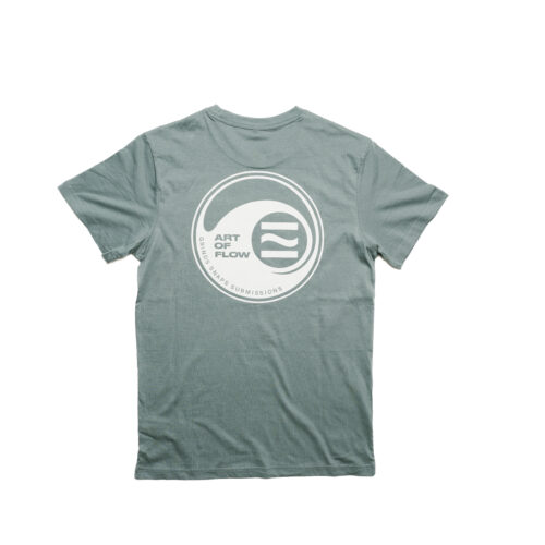 Round Neck Tee Dustyblue - Image 2