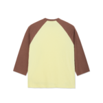 3/4 Sleeve Tee Cinnamon Light Yellow - Image 2