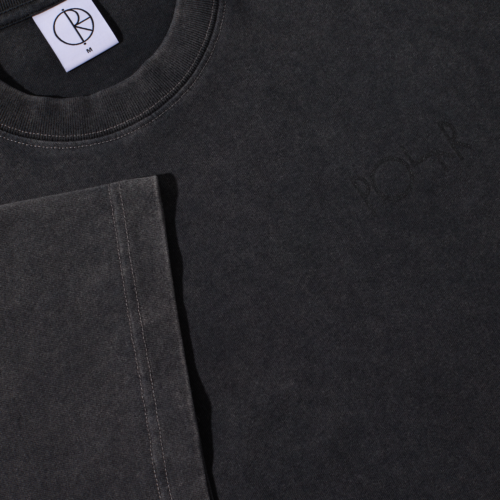 Contrast Tee Stroke Logo Silver Black - Image 3