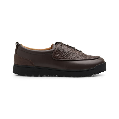 GM001 Leather Dark Brown Black - Image 3
