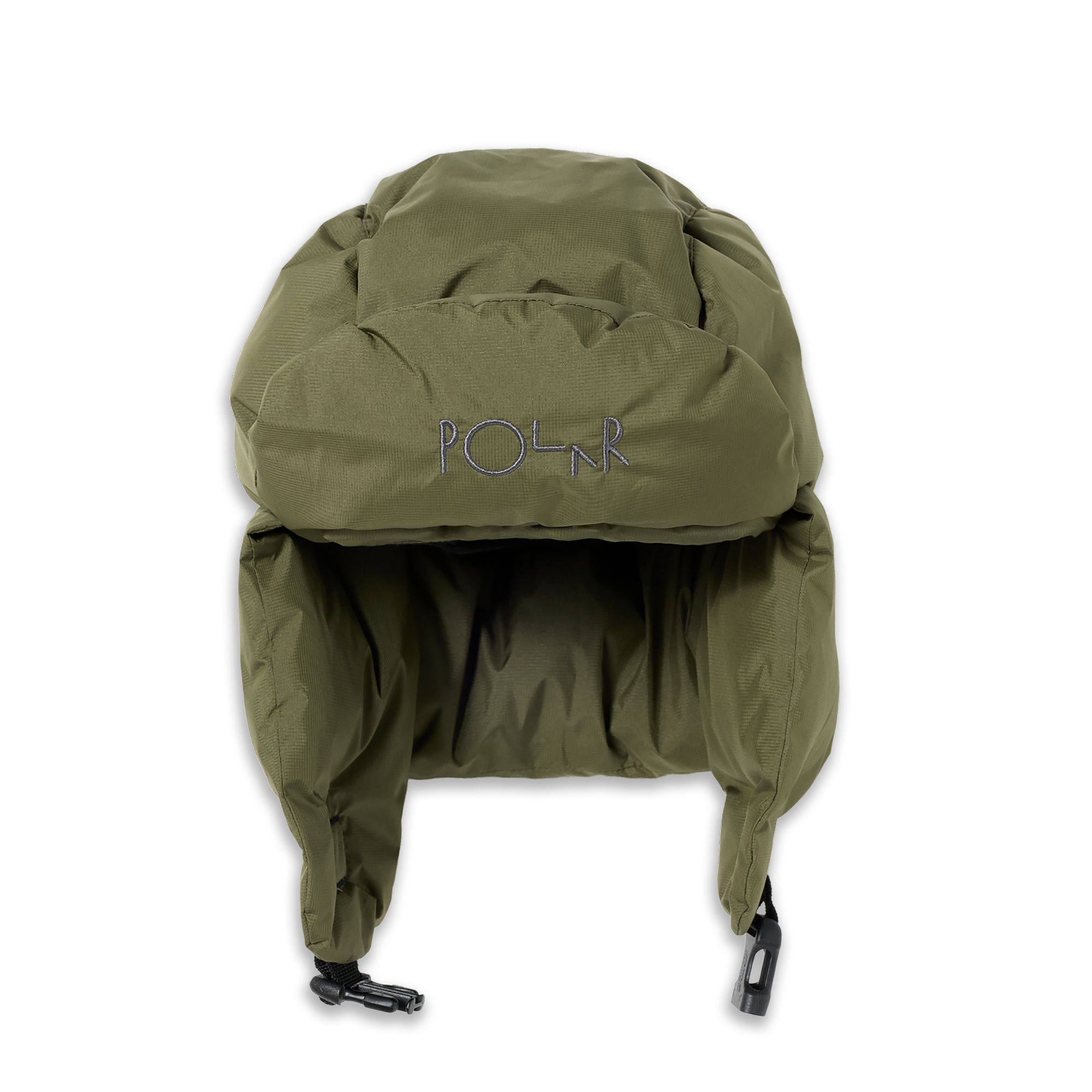 Polar-Skate-Co-F26-Ailu-Puffer-Hat-Army-Green-1 Ailu Puffer Hat Army Green - Image 1