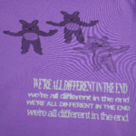 Dave Hoodie Different in the end Ultraviolet - Image 4