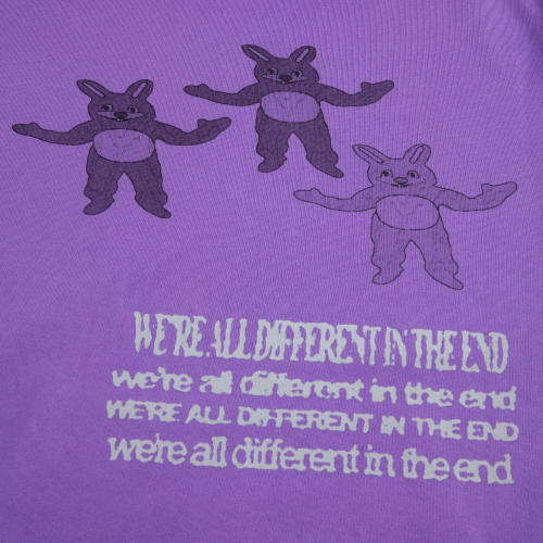 Dave Hoodie Different in the end Ultraviolet - Image 4