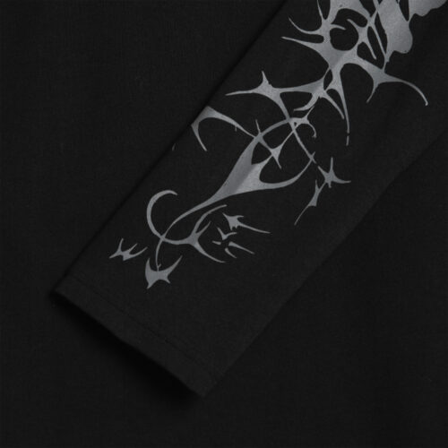 Steve LS Tee Tribal Black - Image 3