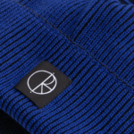 Lines Merino Beanie Egyptian Blue - Image 3