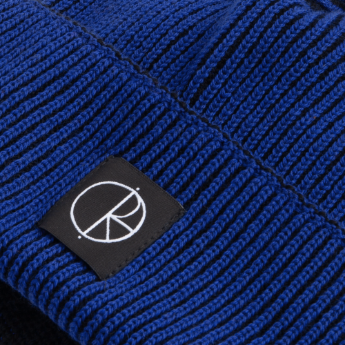 Lines Merino Beanie Egyptian Blue - Image 3