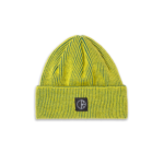 Lines Merino Beanie Chartreuse